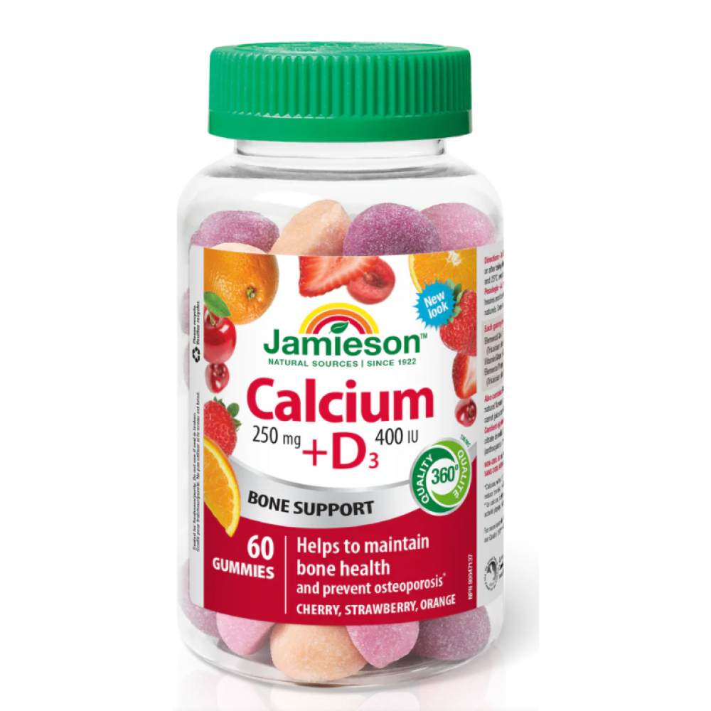 Jamieson calcium +D3 Gummies 60`S